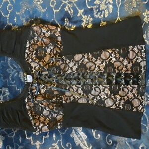 Lace Corset Style Blouse From Venus Size Small